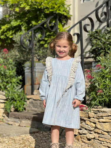 Light Blue Ruffle Dress
