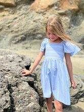 Load image into Gallery viewer, Hallie Dress Lavender Stripe