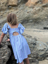 Load image into Gallery viewer, Hallie Dress Lavender Stripe