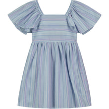 Load image into Gallery viewer, Hallie Dress Lavender Stripe