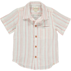Woven Shirt Pink/cream stripe