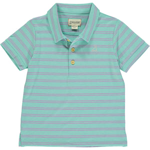 Polo Aqua/Lilac