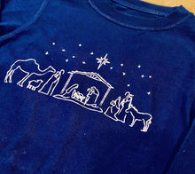 Load image into Gallery viewer, Nativity Tee Blue