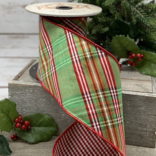 Roll  PINK RED GREEN PLAID