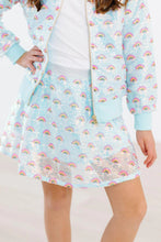 Load image into Gallery viewer, Mint Rainbow Sequin Twirl Skirt