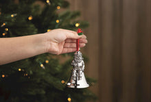 Load image into Gallery viewer, Metal Santa Bell