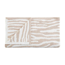 Load image into Gallery viewer, Zebra Chenille Blanket