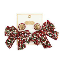 Load image into Gallery viewer, Christmas Seed Bead Earrings