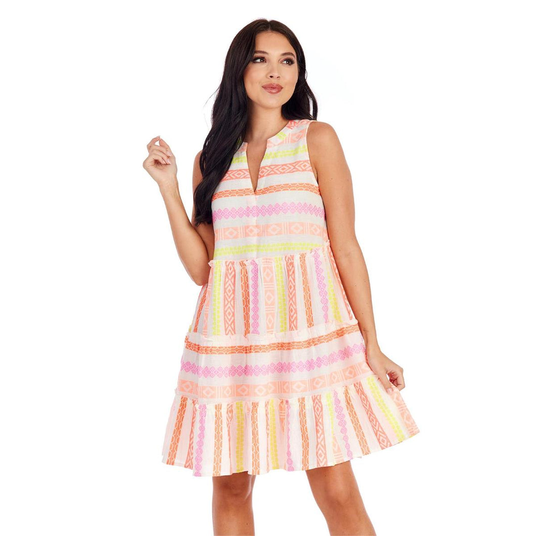 Pink Angelica Yarn Dye Dress