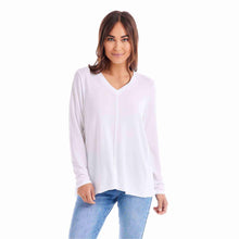 Load image into Gallery viewer, Dempsy Long Sleeve Tee White