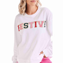 Load image into Gallery viewer, Holiday Patch Sweatshirt