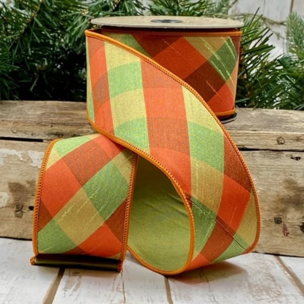 Full 10 DIAG CHECK ORANGE/GREEN