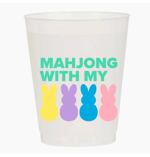 Mahjong With My Peeps Cups