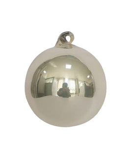 Mirror Glass Ornament, Platinum