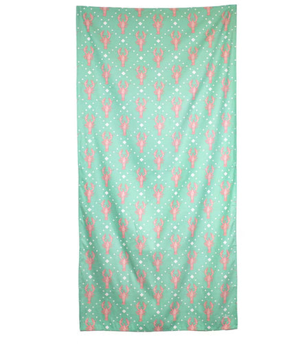 Crawdad Craze Beach Towel
