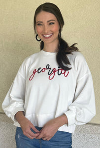 Georgia Tinsel Sweatshirt