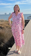 Load image into Gallery viewer, Pink Adair Tiered Maxi