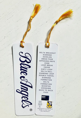Blue Angel Bookmark