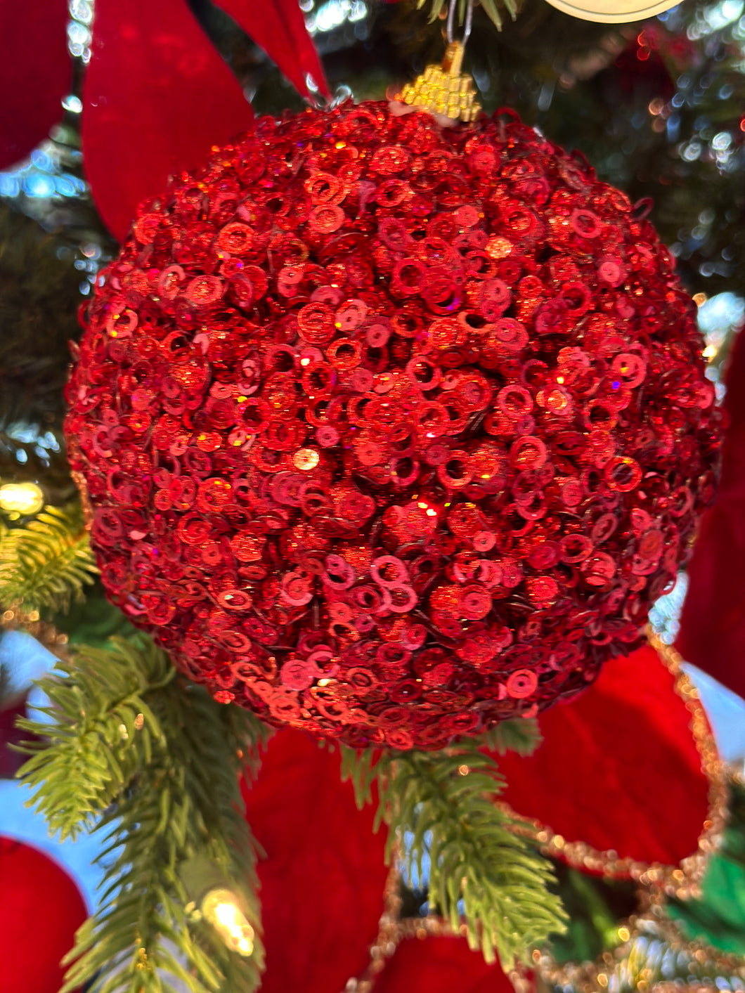 Red Beaded Ornament