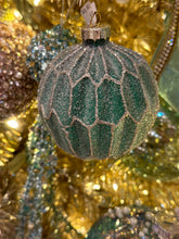 Load image into Gallery viewer, Green Honeycomb Ball Ornament