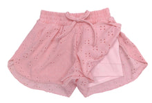 Load image into Gallery viewer, Pink Eyelet Tennis Shorts