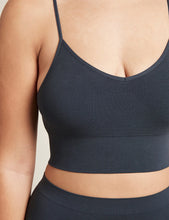 Load image into Gallery viewer, Ribbed Low Back Bra storm