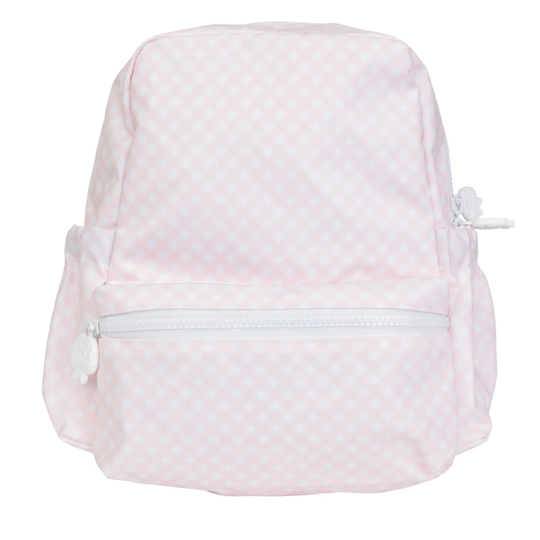 Small Backpack Pink Gingham