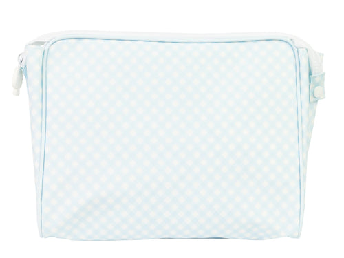 Large Go Bag Blue Gingham
