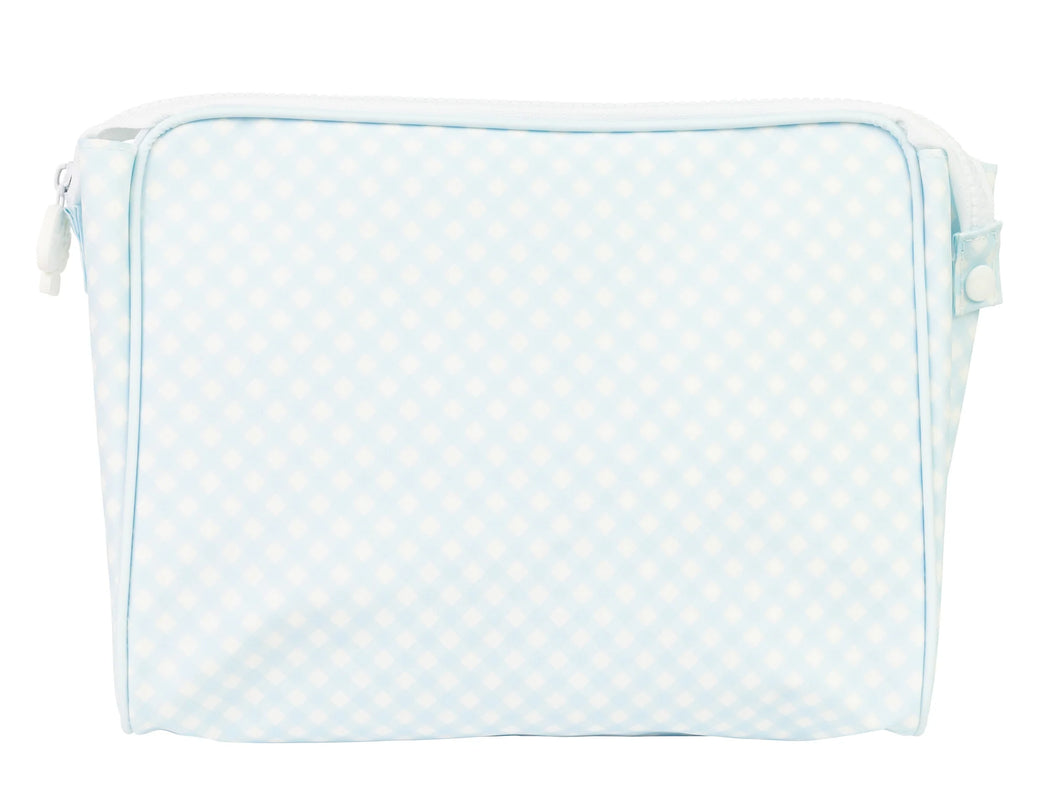 Large Go Bag Blue Gingham