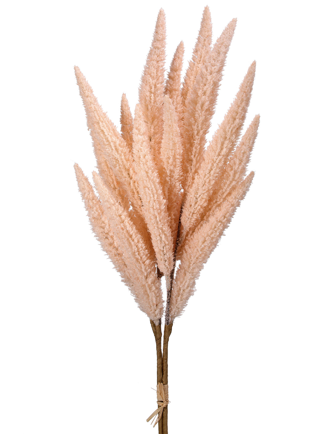 Pink Flocked Foxtail Grass Pick
