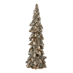 Small Glitter Holly Leaf Tree