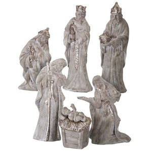 Aged Nativity Set