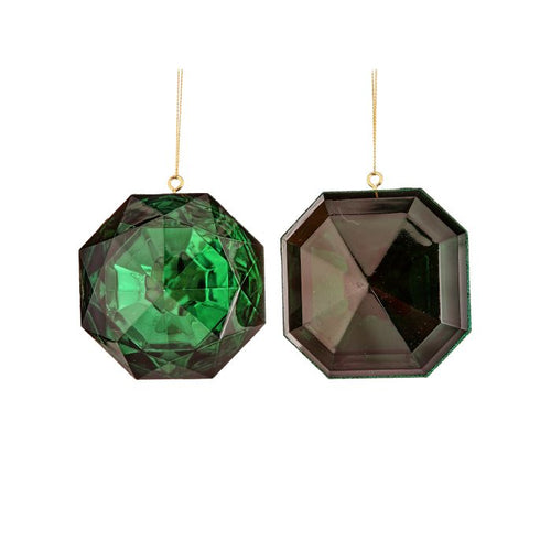 Small Emerald Precious Gem Ornament