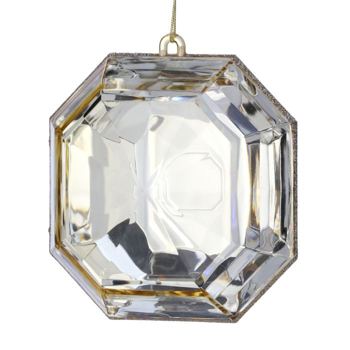 Large Champagne Gem Ornament