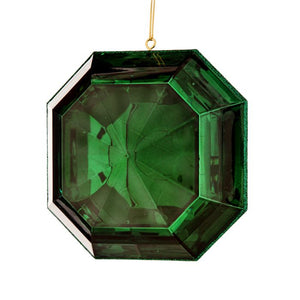 Large Emerald Gem Ornament