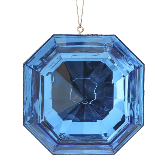 Large Sapphire Gem Ornament