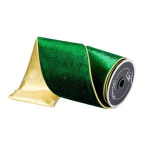 Velvet Sheen Ribbon, Emerald