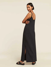 Load image into Gallery viewer, Black V-Neck Slip Dress