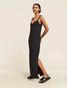 Black V-Neck Slip Dress