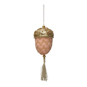 Gold Acorn Ornament