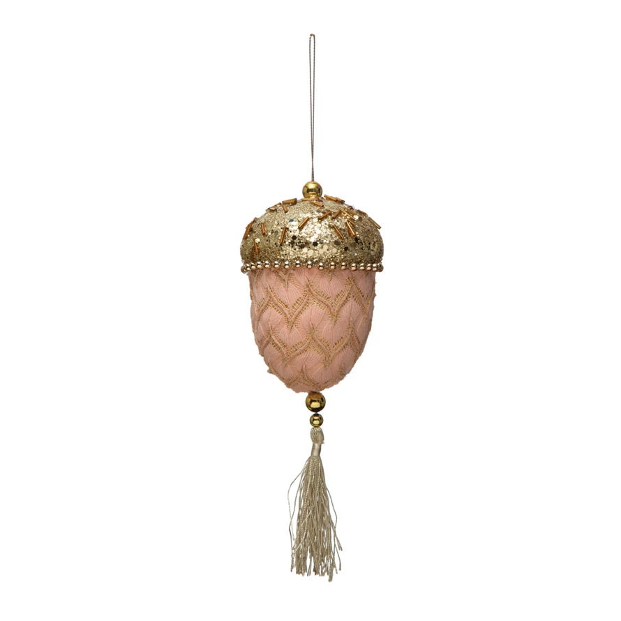 Gold Acorn Ornament