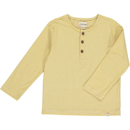 Adams Henley Gold & White Stripe
