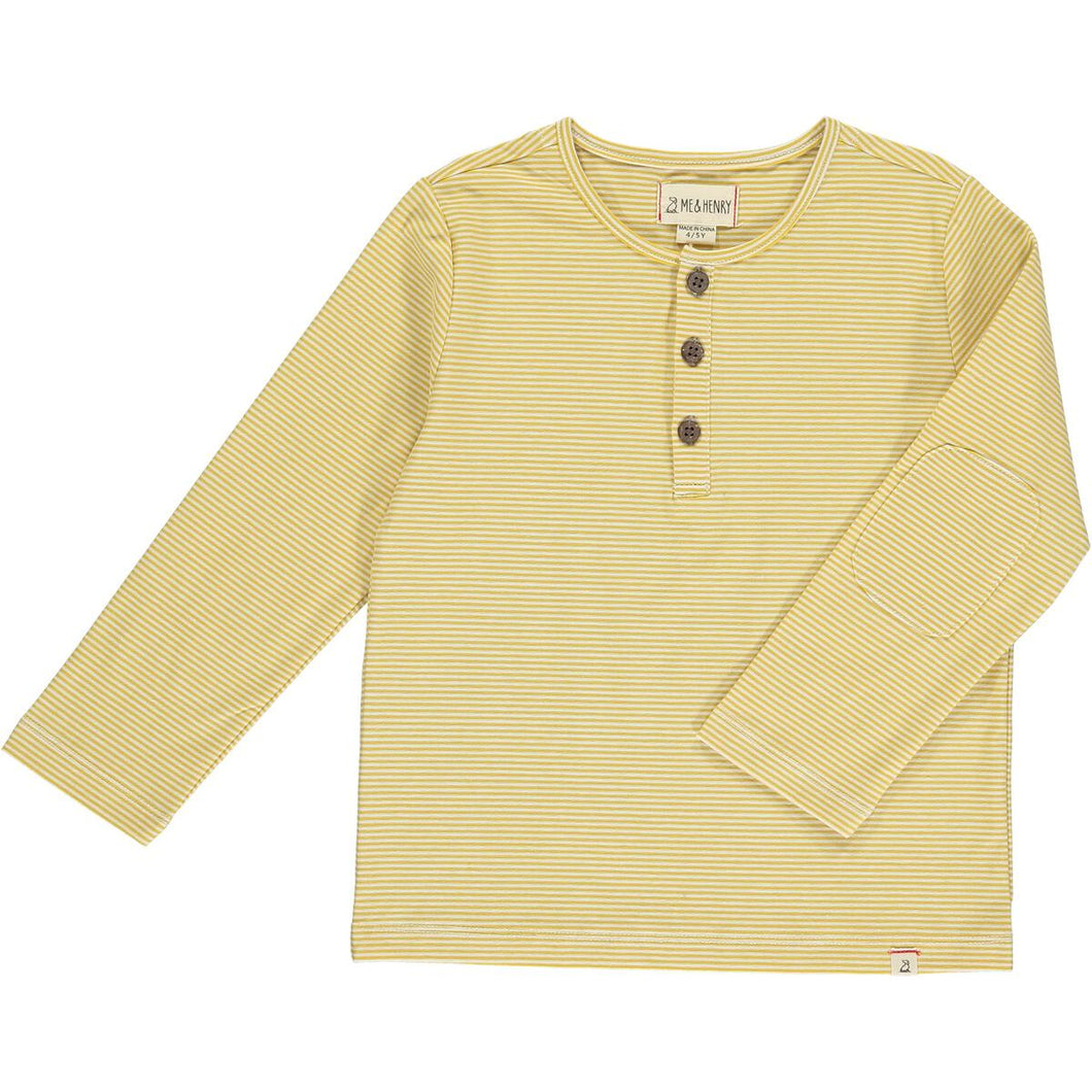 Adams Henley Gold & White Stripe