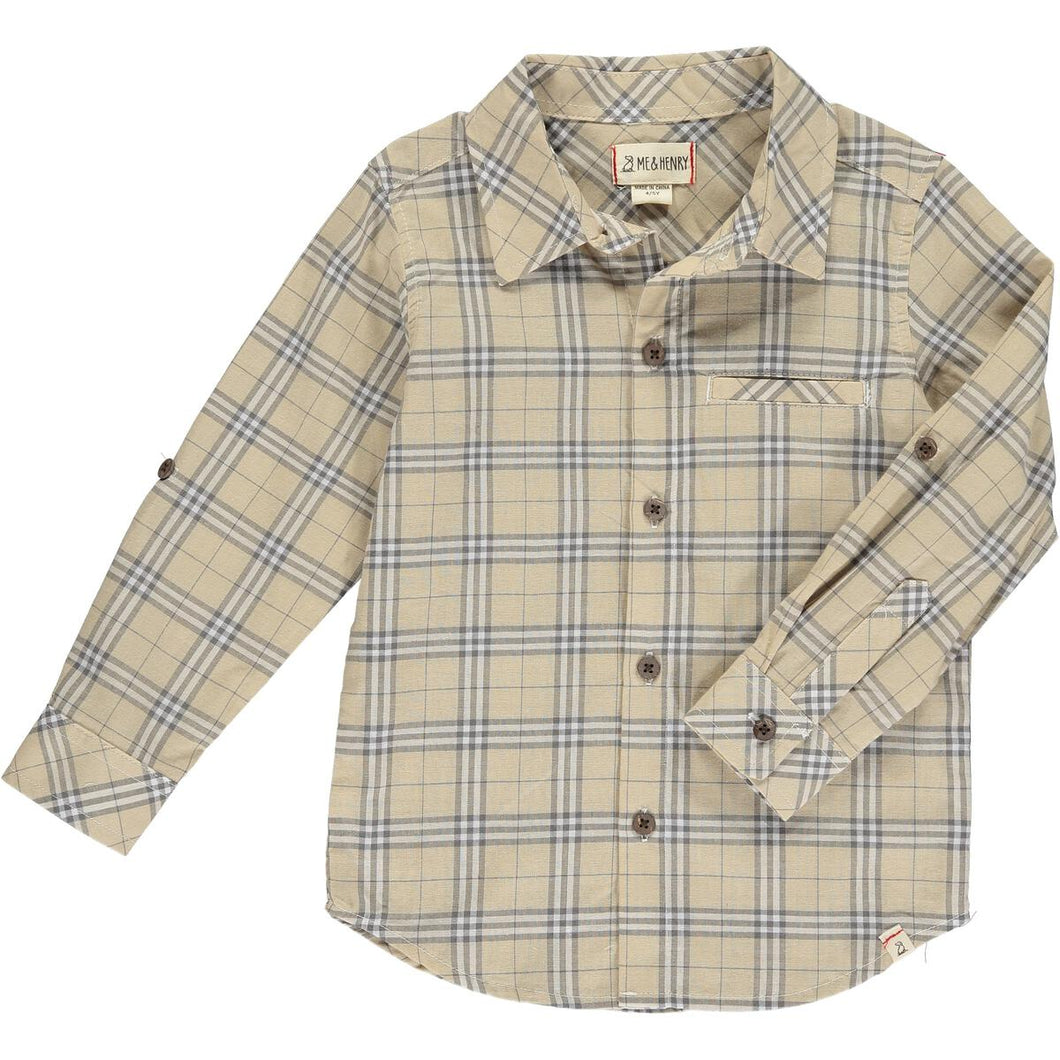Atwood Shirt Tan Plaid