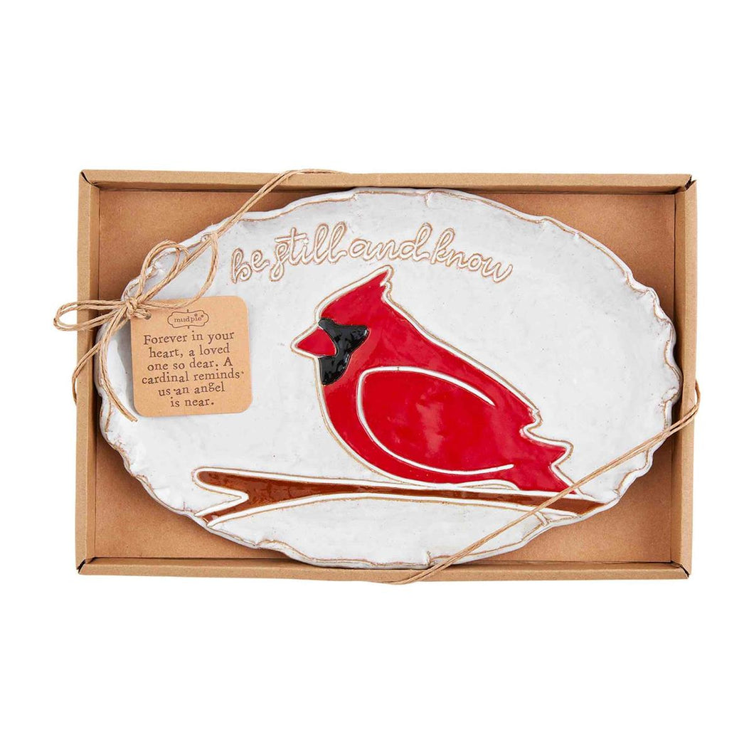 Be Still & Know Cardinal Plate