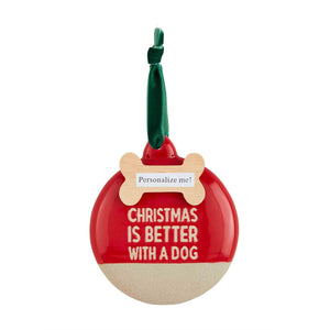 Personalize Me Dog Ornaments