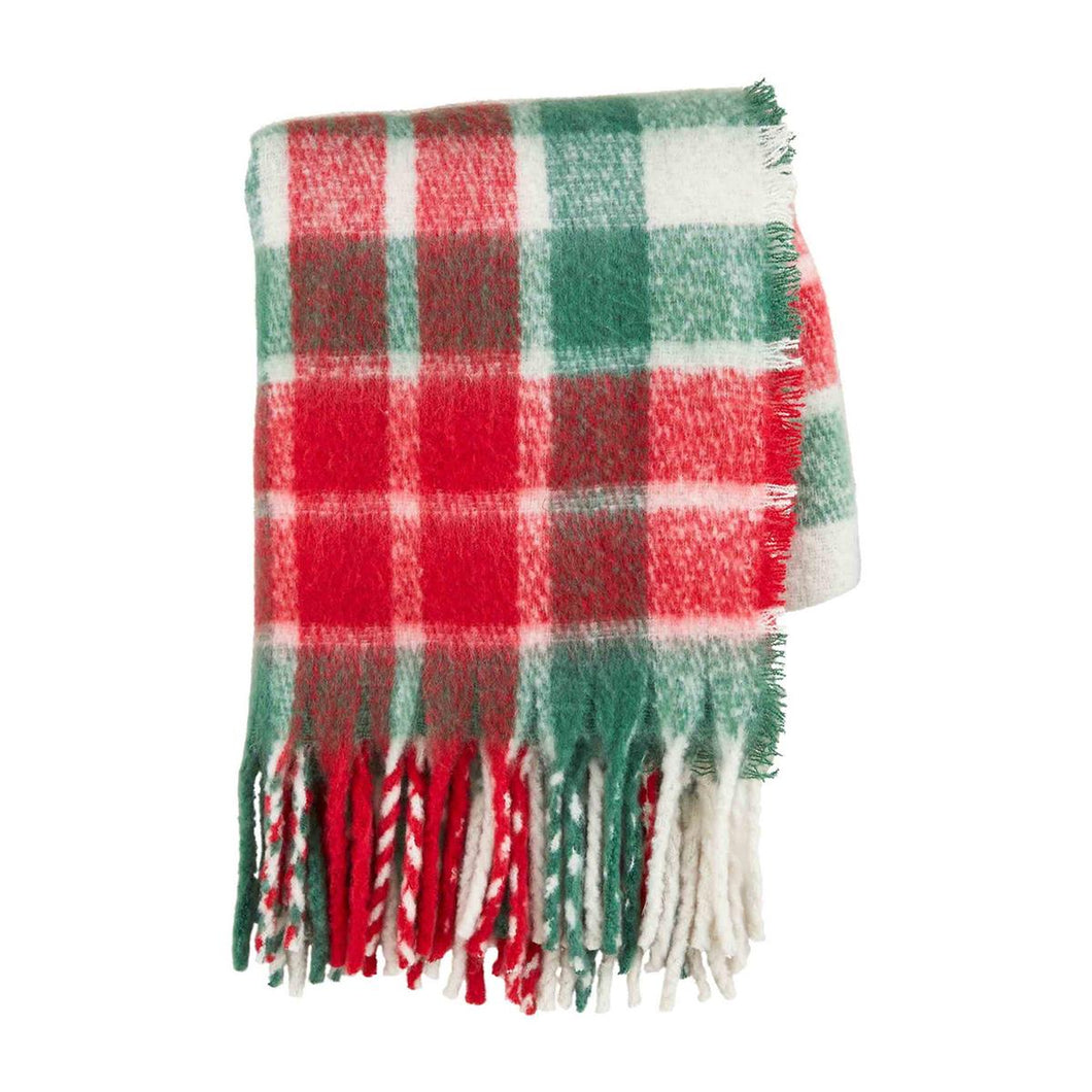 Plaid Christmas Blanket