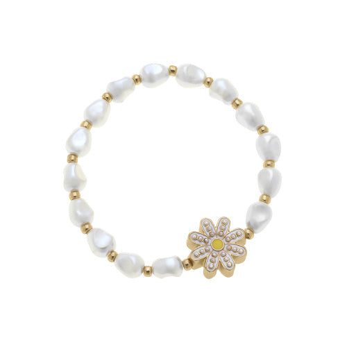 Daisy Pearl Bracelet
