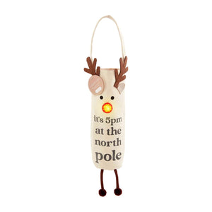 Christmas Light Up Wine Bag