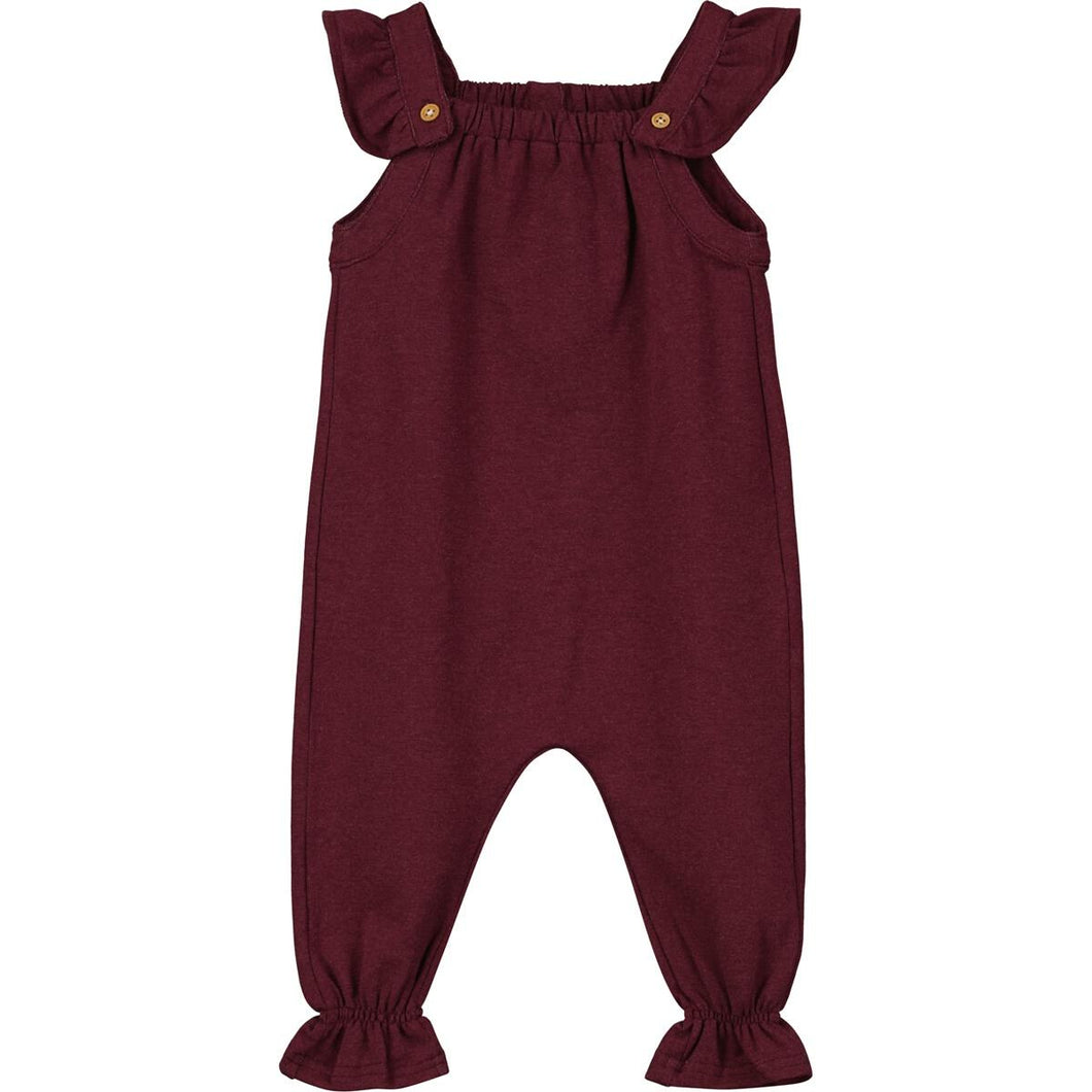 Endelyn Overall Burgundy
